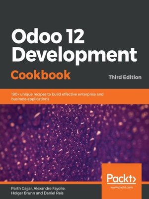 cover image of Odoo 12 Development Cookbook